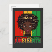 12月の私の先祖の女の子メラニンを思い出す インビテーションポストカード (正面/裏面)