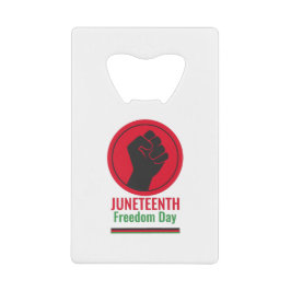 12月の自由の日 クレジットカード栓抜き