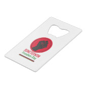 12月の自由の日 クレジットカード栓抜き (正面アングル)