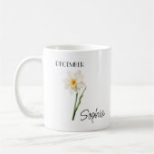 12月の花 パーソナライズ コーヒーマグ コーヒーマグカップ (左)