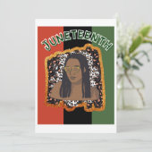 12月の解放の日ノートカード 招待状 (スタンド正面)