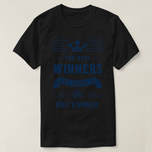 12月の誕生日 Tシャツ (デザイン正面)