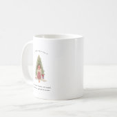 12月の誕生月のお嬢様 | モノグラム コーヒーマグカップ (正面左)