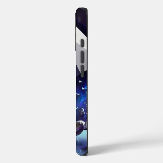 12月の誕生石サファイアブルーインスパイアトパス Case-Mate iPhoneケース (裏面 / 左)