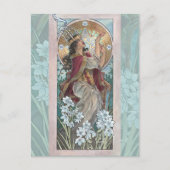 12月の貴婦人 アートヌーボー 誕生石シリーズ ポストカード (正面)