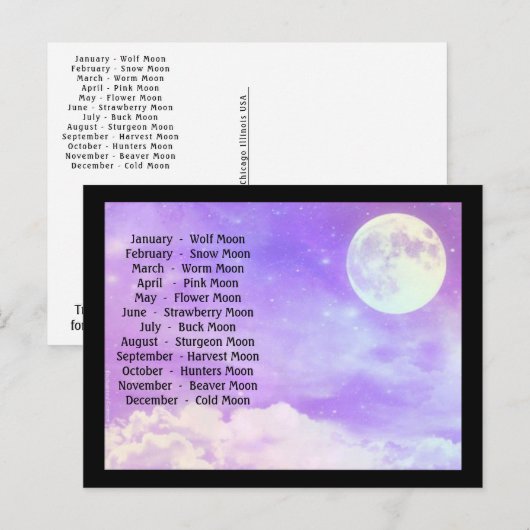 12月はがき ポストカード (正面/裏面)