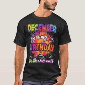 12月は私の誕生日日 Tシャツ