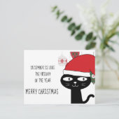 12月はFRIDAY of the Year カスタム シーズンポストカード (スタンド正面)