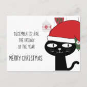 12月はFRIDAY of the Year カスタム シーズンポストカード (正面)