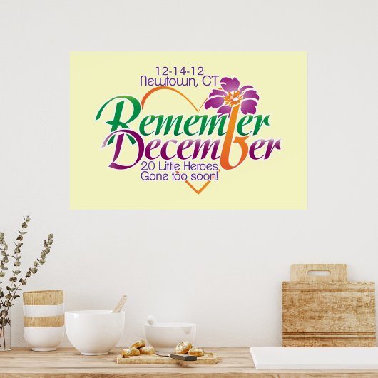 12月を記憶 ポスター (キッチン)