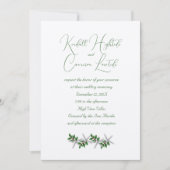 12月を迎えるヒトデ結婚ィッシュ 招待状 (正面)