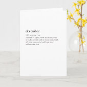 12月を飾るホリデーカード カード (黄色い花)