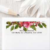 12月ウィンターウェディングホリーベリーフローラホリデイ ラベル (インサイチュ)