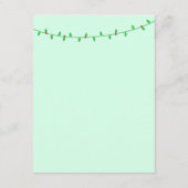 12月クリスマスサンタベビーシャワー招待状 エンクロージャーカード (裏面)