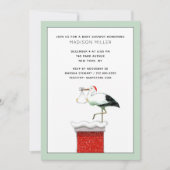 12月クリスマスベビーシャワー招待状 招待状 (正面)