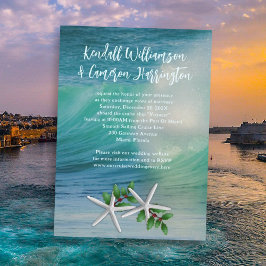 12月クルーズ結婚スターフィッシュ招待状 招待状