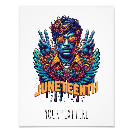 12月クールブラックヒストリー月エンジェル自由 フォトプリント            (正面)