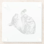 12月ステップのパー ガラスコースター (裏面)