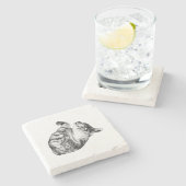 12月ステップのパー ストーンコースター (横)