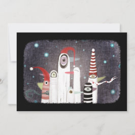 12月ストライプのの冬の鳥の七人の小人