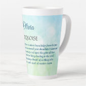 12月バーストーンターコイズデザイン カフェラテマグ (右アングル)