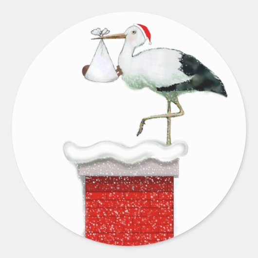 12月ベビー ラウンドシール (正面)