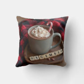 12月ホットチョコレート クッション (裏面)