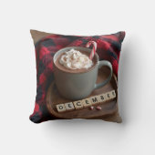 12月ホットチョコレート クッション (正面)