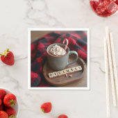 12月ホットチョコレート スタンダードカクテルナプキン (インサイチュ)