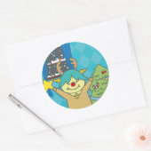 12月モンスターシール ラウンドシール (封筒)