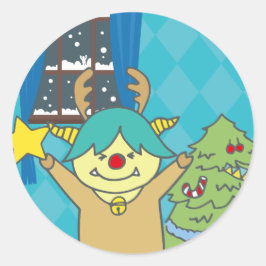 12月モンスターシール ラウンドシール