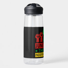 12月ワードアートパンアフリカカラー ウォーターボトル