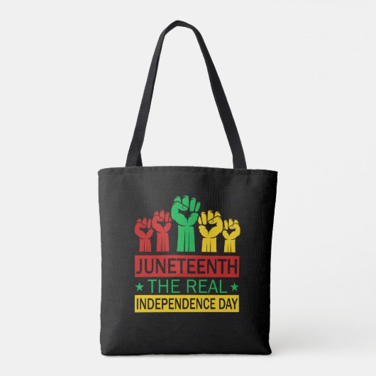 12月ワードアートパンアフリカカラー トートバッグ (裏面)