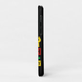 12月ワードアートパンアフリカカラー Case-Mate iPhoneケース (裏面/左)