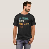 12月以来80歳素晴らし80誕生日 Tシャツ (正面フル)