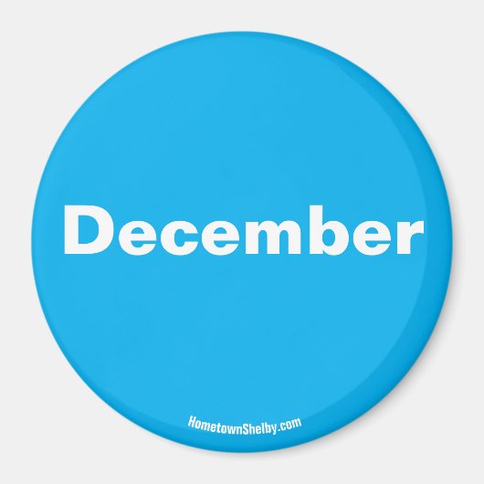 12月磁石 マグネット (正面)