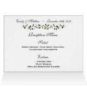 12月結婚の休日のメニューとテーブル番号 (内部横(上))