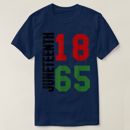12月誇りを持った11日の黒アフリカ系アメリカ人服 Tシャツ (デザイン正面)