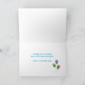 12月誕生日ターコイズハート カード (内部)