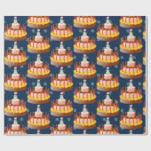 12月誕生日ラッピング紙 ラッピングペーパー (フラット)