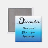 12月誕生日 マグネット (正面/裏面)