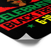 12月11日の黒自由歴史米国アフリカ ポスター (角)