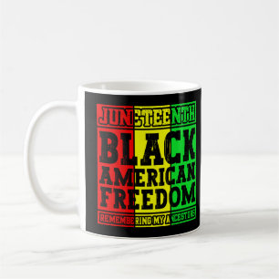 12月11日ブラックアメリカン自由の記憶クール コーヒーマグカップ