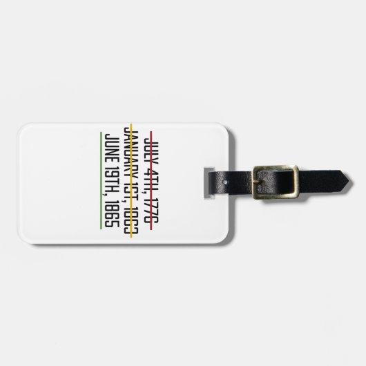 12月11日ブラック・ヒストリー ラゲッジタグ (正面横)