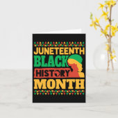 12月11日（金）黒人歴史月間 カード (黄色い花)