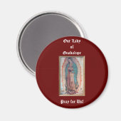 12月12日グアダルーペの我々の婦人 マグネット (正面/裏面)