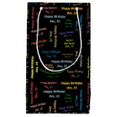 12月13日誕生日抱き枕 スモールペーパーバッグ (正面)