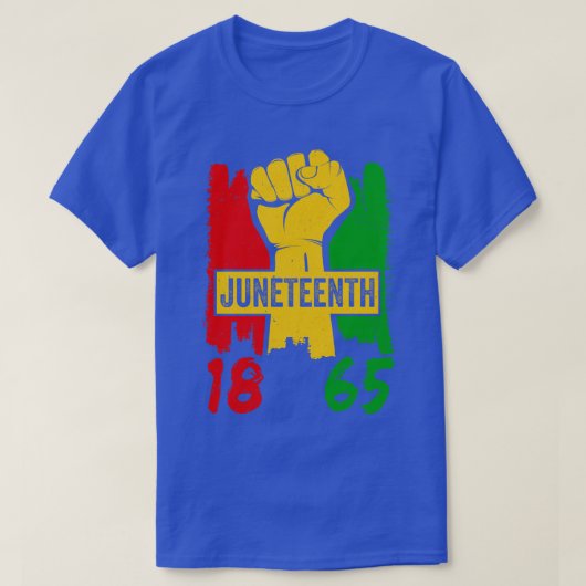 12月18日65アフリカ系アメリカ人ブラック史モ Tシャツ (デザイン正面)