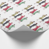 12月1929日のファッションの包装紙 ラッピングペーパー (角)