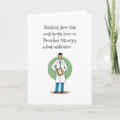 12月21日の誕生日クリスマス シーズンカード (正面)